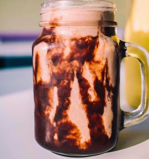 Banana Chocolate Smoothie at Alice & Friends' Vegan Kitchen in Chicago