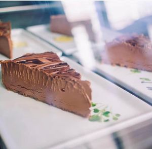 Chocolate Mousse Pie at Alice & Friends' Vegan Kitchen in Chicago