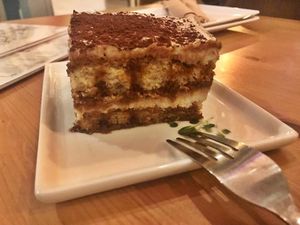 Tiramisu at Alice & Friends' Vegan Kitchen in Chicago