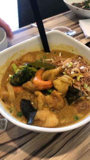 Soup at Alice & Friends' Vegan Kitchen in Chicago