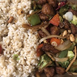 Kung Pao at Alice & Friends' Vegan Kitchen in Chicago