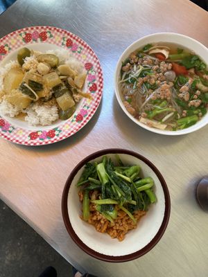  Vegan food   at Art Aharn Jay in Bangkok