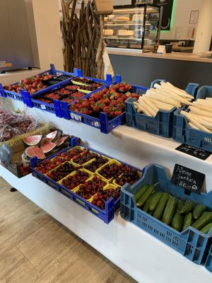Local produce  at Hofcafé Riesen in Kerpen