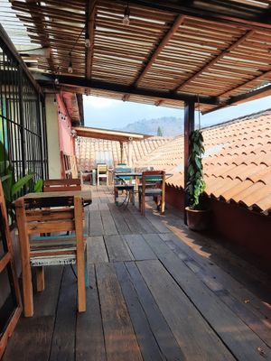 New terrasse at Cafe Bohème   in Antigua