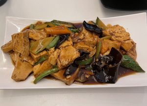 Tofu dish  at Mian in Vilnius