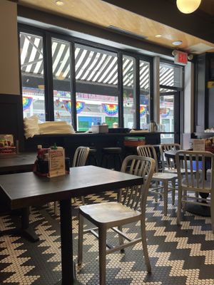 Inside  at Mom's Kitchen & Bar in New York City