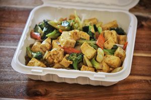 Tofu Curry at V.L.C Vegan Eatery in Orlando