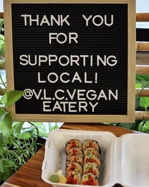 Spicy Tu-Na Roll at V.L.C Vegan Eatery in Orlando