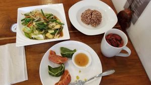 Don't miss these dumplings! at V.L.C Vegan Eatery in Orlando