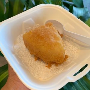 Tempura Cheezecake at V.L.C Vegan Eatery in Orlando