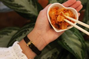 Mama Wu's Homemade Kimchi at V.L.C Vegan Eatery in Orlando