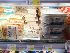 Vegan cheese cubes and cremecheese at Villa Market - Sukhumvit Rd in Bangkok