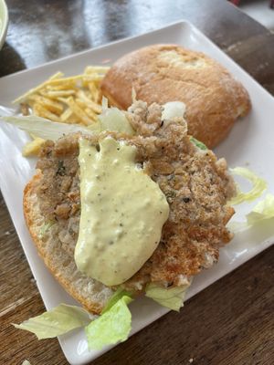 Mini burger  at Patio de Vecinas in Almeria