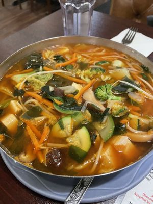 Delicious dr k soup   at Amitabul in Chicago