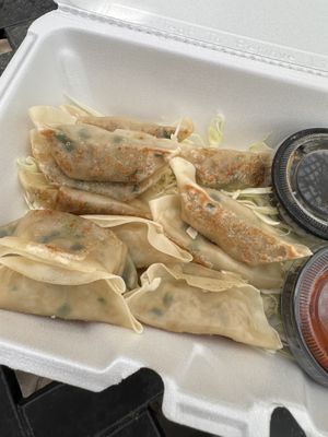 Dumplings   at Amitabul in Chicago