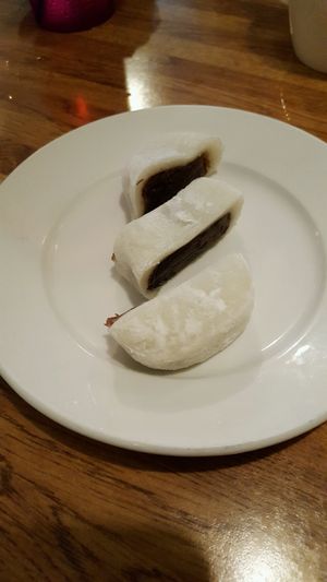 Ming bean cake at Amitabul in Chicago