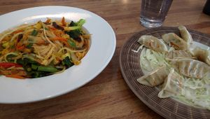 Dumplings & co at Amitabul in Chicago