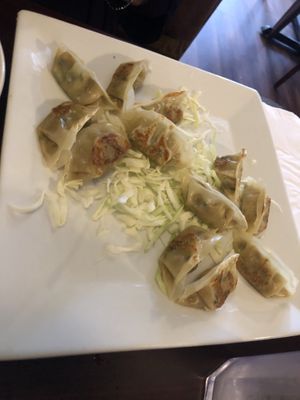 Dumplings  at Amitabul in Chicago