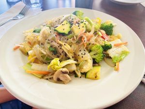 Chapchae  at Amitabul in Chicago