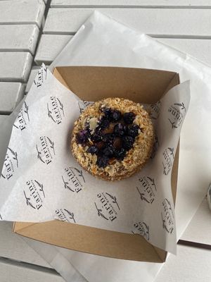 Blueberry and almondine tart  at Farine Bakery - Red Hill in Red Hill