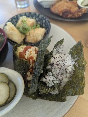 Vegan Onigiri at Kissaten  in Alphington