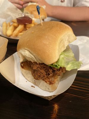 Spicy Chicken Sandwich.  at Kindred in New Orleans