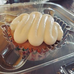 Coconut lime cupcake at Kindred in New Orleans