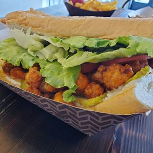 BUFFALO CAULIFLOWER POBOY at Kindred in New Orleans