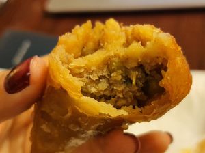 The samosa was amazing!! at Annapurna in Chicago