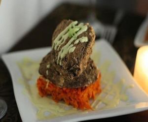 raw vegan cordon bleu!! at Eternal Delight in Christchurch