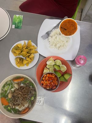 Vietnamese street food restaurant breakfast  #Veganuary at Pho Chay Nhu in Ho Chi Minh City