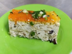 Tofu onion terrine at Pho Chay Nhu in Ho Chi Minh City