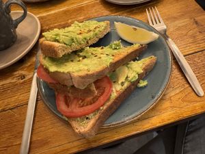 Avocado Toast  at Esquires Coffee in Maidstone