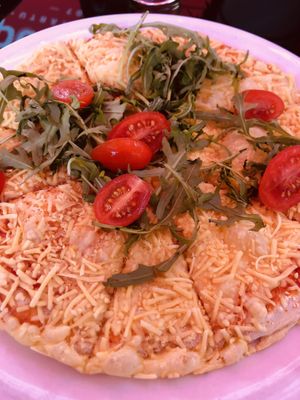 vegan pizza at Päts Pitsakohvik in Rakvere