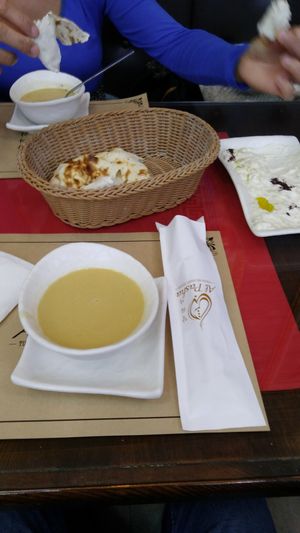Lentil soup and mottabal at Al Pasha - 알파샤 in Incheon