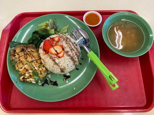 Chicken Rice at Daily Green 吉祥素 - Blk 721 Ang Mo Kio in Northeast Singapore