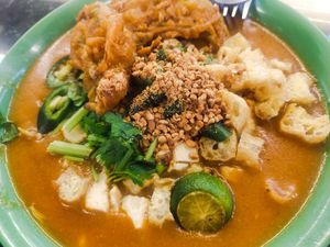 Mee rebus at Daily Green 吉祥素 - Blk 721 Ang Mo Kio in Northeast Singapore