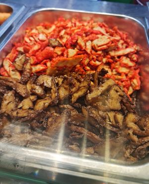 Mock Char Siew Mock Duck ~ 18/6/22 at Daily Green 吉祥素 - Blk 721 Ang Mo Kio in Northeast Singapore