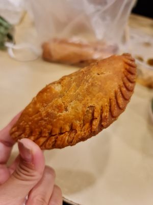 Cripsy curry puff ~ 25/6/22 at Daily Green 吉祥素 - Blk 721 Ang Mo Kio in Northeast Singapore