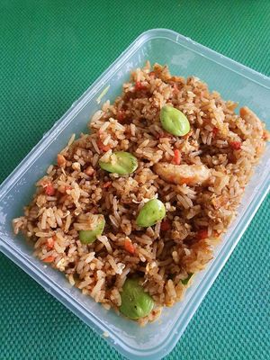 Petai fried rice at Daily Green 吉祥素 - Blk 721 Ang Mo Kio in Northeast Singapore