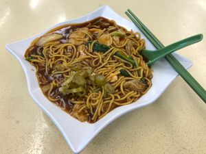 Hokkien mee at Daily Green 吉祥素 - Blk 721 Ang Mo Kio in Northeast Singapore