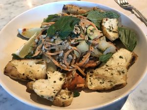 Glow bowl with added tofu and sweet potato   at Flower Child - Camelback Rd in Phoenix