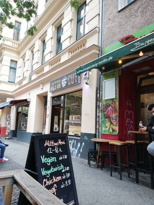 Website at Burger Steig in Berlin