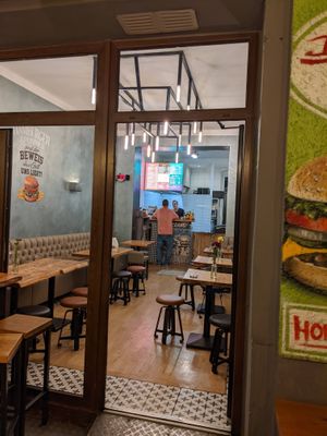 The restaurant at Burger Steig in Berlin