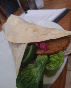 Seitan Wrap at The Fix  in Burntisland