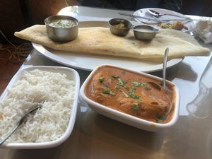 Dosa and Malai Kofta  at Arya Bhavan in Chicago