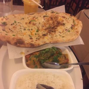 a feast!  at Arya Bhavan in Chicago