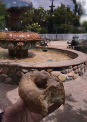 Maple donut  at Donutopolis in Poway