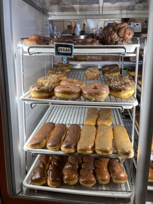 vegan section   at Donutopolis in Poway