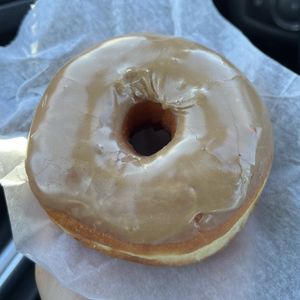 maple frosted yeast donut  at Donutopolis in Poway